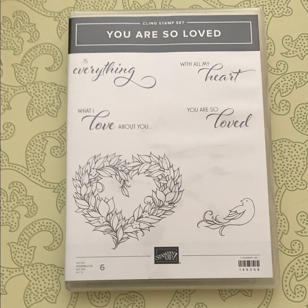 Stampin' Up! You Are So Loved Cling Stamp Set